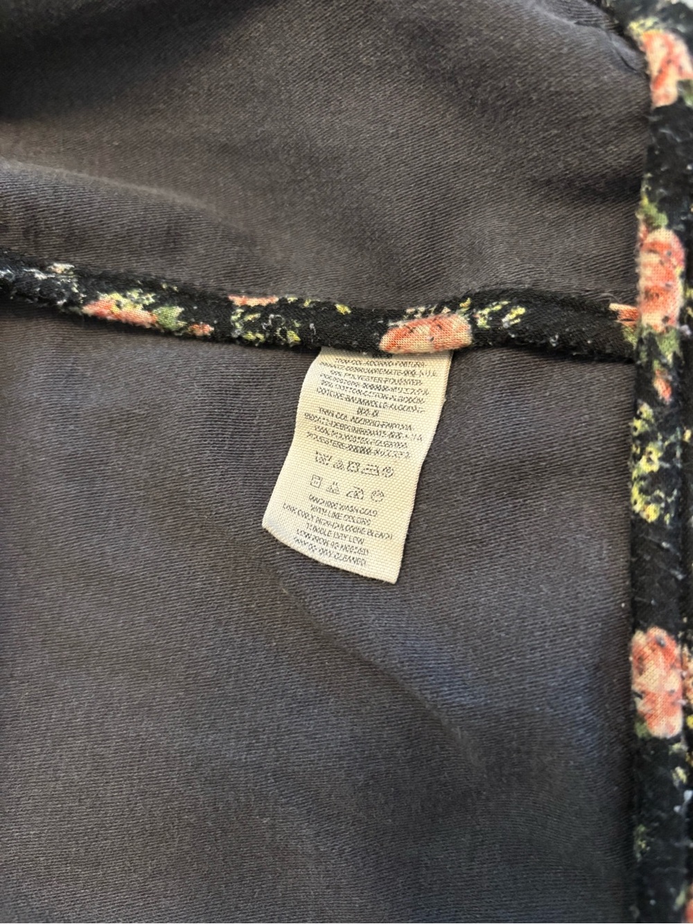 Free People Hooded Utility Jacket Sweater Mix Media Gray S - Picture 11 of 16